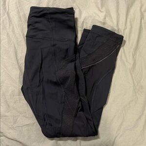 Lululemon black mesh leggings